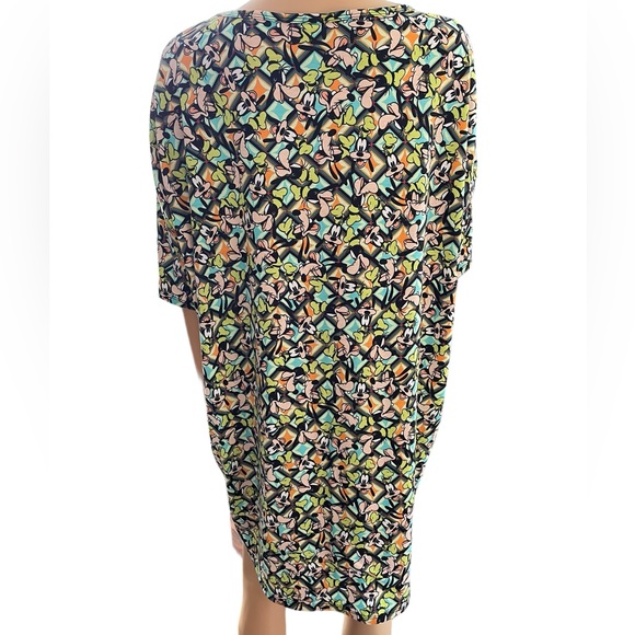 Lularoe Disney Goofy Kidcore Vacation Retro Geometric Novelty Stretch Tunic Top - Picture 5 of 7